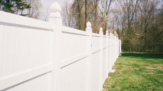 Vinyl fence